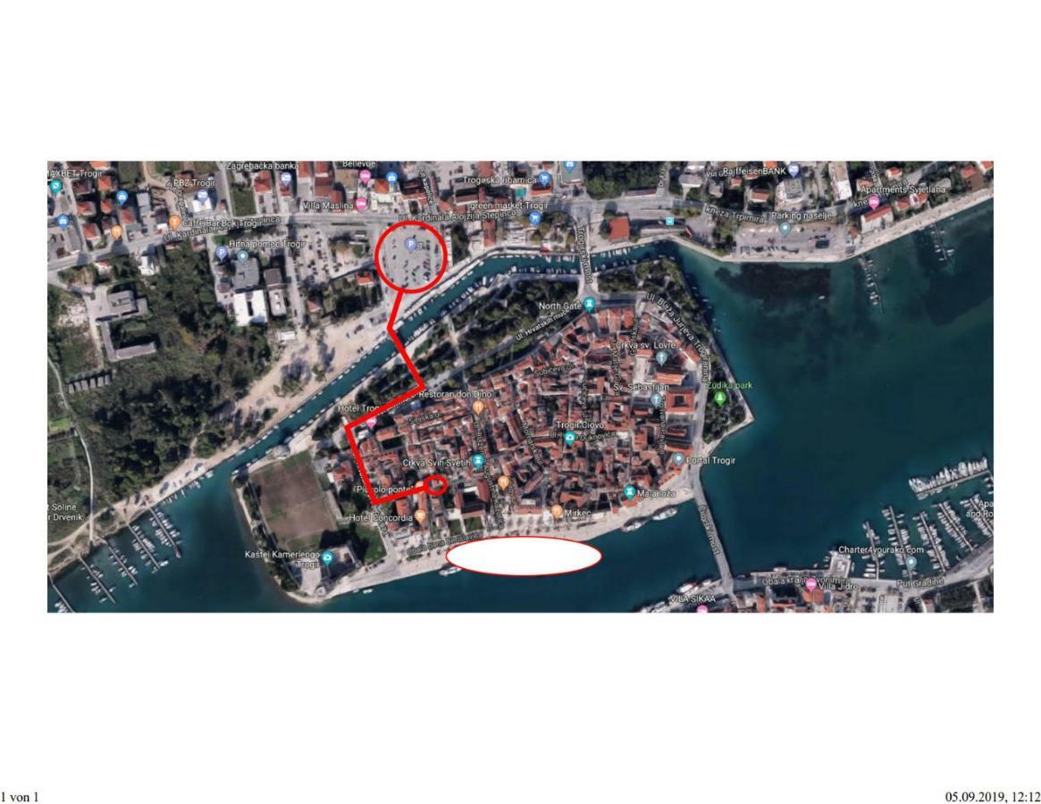Apartment Ana Trogir Zewnętrze zdjęcie